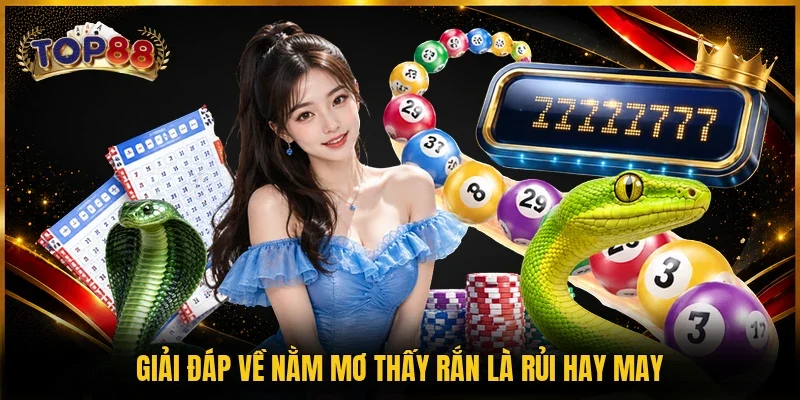 Nằm Mơ Thấy Rắn - Top 1 Các Con Số Nên Ưu Tiên Chơi Đề 2 Giải đáp về nằm mơ thấy rắn là rủi hay may